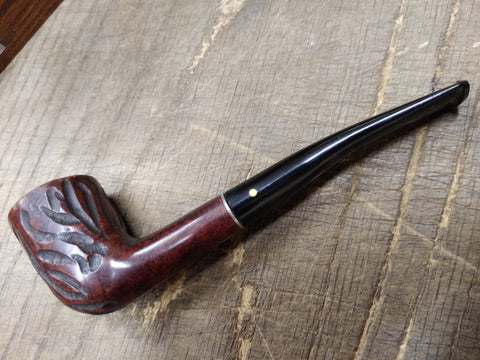 Vtg Willard Rusticated Imported Briar Dublin Body Smoking Tobacco Pipe!