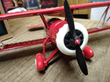 1995 ERTL WINGS OF TEXACO Diecast 1931 Stearman Biplane Coin Bank #1655 w/Box!