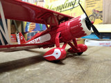 1995 ERTL WINGS OF TEXACO Diecast 1931 Stearman Biplane Coin Bank #1655 w/Box!