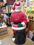 Vtg 1969 Empire Plastic Corp Santa Claus Blow Mold 19" Outdoor Christmas Decor