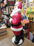 Vtg 1969 Empire Plastic Corp Santa Claus Blow Mold 19" Outdoor Christmas Decor