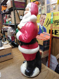Vtg 1969 Empire Plastic Corp Santa Claus Blow Mold 19" Outdoor Christmas Decor