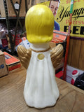 Vtg Empire Plastic Corp? Angel w/Harp Blow Mold 13.5" Outdoor Christmas Decor