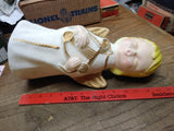 Vtg Empire Plastic Corp? Angel w/Harp Blow Mold 13.5" Outdoor Christmas Decor