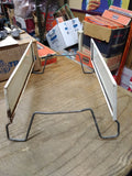 Vtg STAR TIRES Gas Station Store Display Stand Painted Metal Advertising Sign