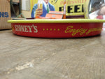 Vtg Stoney’s The Smoother Tasting Beer Round Steel Serving Tray Bright Colors