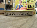 Vtg Schmidt's Light Beer As Beer Should Be Round Steel Serving Tray Philadelphia