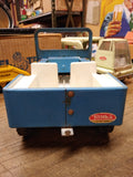 Vtg 1960's Tonka Pressed Steel Toy #516 Blue and White Jeep Runabout Truck