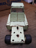 Vtg 1970's Tonka Pressed Steel Toy Auto Hauler Car Carrier Light Green 18 Inches