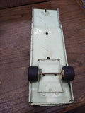 Vtg 1970's Tonka Pressed Steel Toy Auto Hauler Car Carrier Light Green 18 Inches