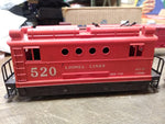 Vtg Lionel Postwar 1542 Train Set 520 Electric Box Cab Freight Cars Caboose Box!
