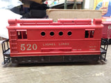 Vtg Lionel Postwar 1542 Train Set 520 Electric Box Cab Freight Cars Caboose Box!