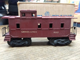 Vtg Lionel Postwar 1542 Train Set 520 Electric Box Cab Freight Cars Caboose Box!