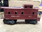 Vtg Lionel Postwar 1542 Train Set 520 Electric Box Cab Freight Cars Caboose Box!