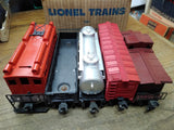 Vtg Lionel Postwar 1542 Train Set 520 Electric Box Cab Freight Cars Caboose Box!