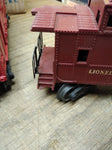 Vtg Lionel Postwar 1542 Train Set 520 Electric Box Cab Freight Cars Caboose Box!