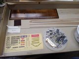 Vtg Scientific CUTTY SARK Wood Ship Model Kit #174 Incomplete w/Instructions Box