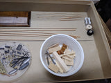Vtg Scientific CUTTY SARK Wood Ship Model Kit #174 Incomplete w/Instructions Box