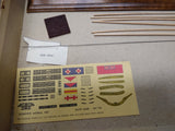 Vtg Scientific CUTTY SARK Wood Ship Model Kit #174 Incomplete w/Instructions Box