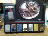 Vtg NOS ZIPPO COLT FIREARMS 8 Piece Lighter Counter Top Store Display 1997-1998