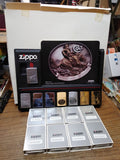 Vtg NOS ZIPPO COLT FIREARMS 8 Piece Lighter Counter Top Store Display 1997-1998