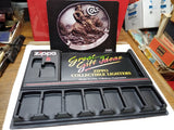 Vtg NOS ZIPPO COLT FIREARMS 8 Piece Lighter Counter Top Store Display 1997-1998