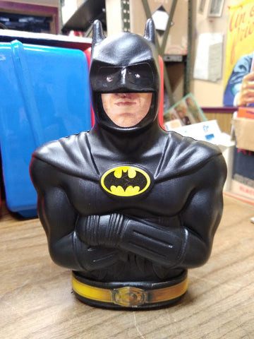 Vtg Batman Movie Coin Bank DC Comics Michael Keaton 1989 Cereal Premium #2