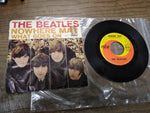 Vtg Capitol 45 RPM Vinyl Record The Beatles Nowhere Man What Goes On w/Jacket
