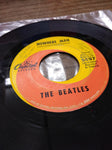 Vtg Capitol 45 RPM Vinyl Record The Beatles Nowhere Man What Goes On w/Jacket