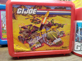 VTG 1990 1991 Aladdin Hasbro GI Joe ARAH Red Plastic Lunch Box With Thermos Nice