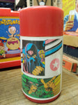 VTG 1990 1991 Aladdin Hasbro GI Joe ARAH Red Plastic Lunch Box With Thermos Nice