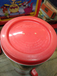 VTG 1990 1991 Aladdin Hasbro GI Joe ARAH Red Plastic Lunch Box With Thermos Nice