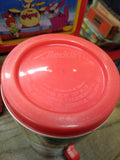 VTG 1990 1991 Aladdin Hasbro GI Joe ARAH Red Plastic Lunch Box With Thermos Nice