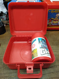 VTG 1990 1991 Aladdin Hasbro GI Joe ARAH Red Plastic Lunch Box With Thermos Nice