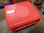 VTG 1990 1991 Aladdin Hasbro GI Joe ARAH Red Plastic Lunch Box With Thermos Nice