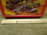 VTG 1990 1991 Aladdin Hasbro GI Joe ARAH Red Plastic Lunch Box With Thermos Nice