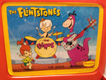 VTG 1989 Hanna Barabara Flintstones The Dino's Red Plastic Lunch Box w/Thermos