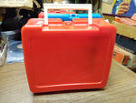 VTG 1989 Hanna Barabara Flintstones The Dino's Red Plastic Lunch Box w/Thermos