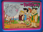 VTG 1989 Hanna Barabara The Flintstones A Day At The Zoo Lunch Box w/Thermos