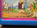 VTG 1989 Hanna Barabara The Flintstones A Day At The Zoo Lunch Box w/Thermos
