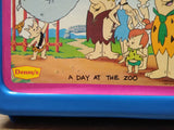 VTG 1989 Hanna Barabara The Flintstones A Day At The Zoo Lunch Box w/Thermos