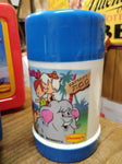 VTG 1989 Hanna Barabara The Flintstones A Day At The Zoo Lunch Box w/Thermos