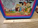 VTG 1989 Hanna Barabara The Flintstones A Day At The Zoo Lunch Box w/Thermos