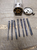 Vtg Millers Falls No. 185A Woodworkers Hand Push Drill 7 Bits Works Good U.S.A