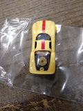 Vtg Aurora Dino Ferrari HO Scale Yellow Slot Car Thunderjet 500 Looks Great!