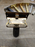 Vtg Gem Junior Fat Handle Single Edge Safety Razor Made In Brooklyn NY U.S.A