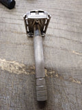 Vtg Gillette Tech 1951 W-1 TTO Double Edge Safety Razor Good Condition USA!
