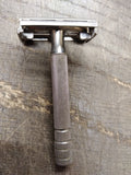 Vtg Gillette Tech 1951 W-1 TTO Double Edge Safety Razor Good Condition USA!