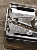 Vtg Gillette Tech 1951 W-1 TTO Double Edge Safety Razor Good Condition USA!