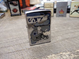 Vtg 1999 Zippo Cigarette Lighter Dallas Cow Boys Polished Chrome Nice Snap USA!
